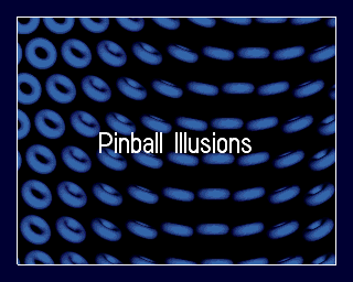 Pinball Illusions title screen for Amiga CD32